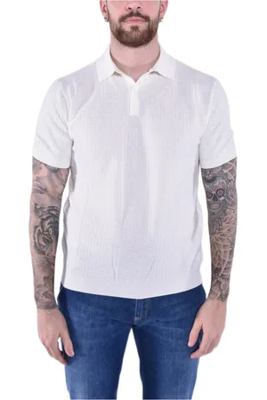 KANGRA CASHMERE Hombre, Camisetas, Blanco, Talla: 4XL