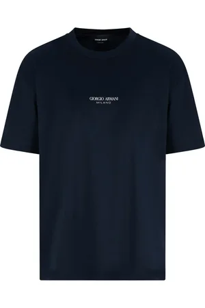Giorgio Armani Hombre, Camisetas, Azul, Talla: L