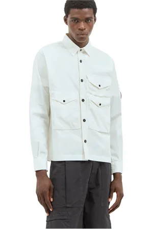 C.P. Company Hombre, Chaquetas, Blanco, Talla: S