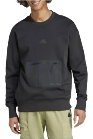 adidas Hombre, Sudaderas, Gris, Talla: M