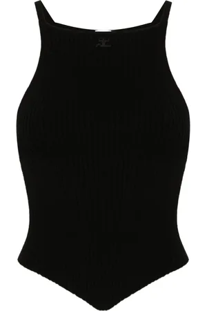 Courrèges Mujer, Camisetas, Negro, Talla: L