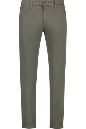 RE-HASH Hombre, Pantalones, Verde, Talla: W32