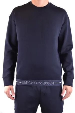 Emporio Armani Hombre, Sudaderas, Azul, Talla: L