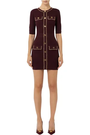Elisabetta Franchi Mujer, Vestidos, Marrón, Talla: L