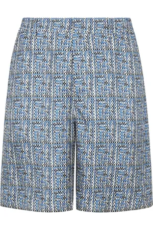 Fendi Hombre, Pantalones cortos, Azul, Talla: M