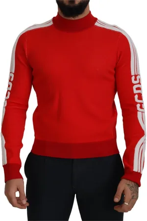GCDS Hombre, Sudaderas, Rojo, Talla: S