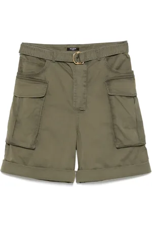Balmain Hombre, Pantalones cortos, Verde, Talla: XL