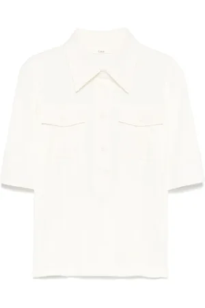 Chloé Mujer, Camisetas, Blanco, Talla: L
