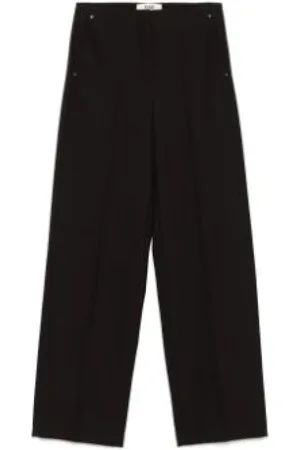 Fendi Mujer, Pantalones, Negro, Talla: 2XS