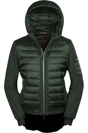 MOORER Hombre, Chaquetas, Verde, Talla: XL