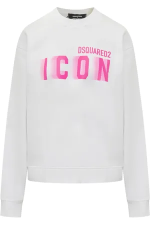 Dsquared2 Mujer, Sudaderas, Blanco, Talla: L