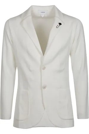 LARDINI Hombre, Chaquetas, Blanco, Talla: L