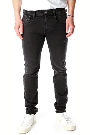Replay Hombre, Vaqueros, Gris, Talla: W32 L34