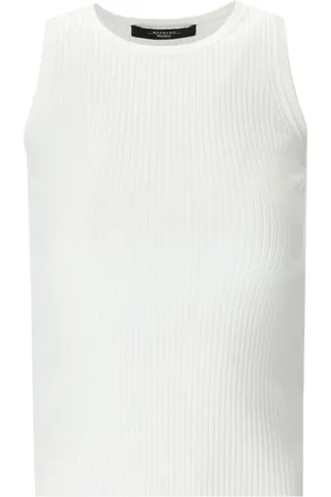 Max Mara Mujer, Camisetas, Blanco, Talla: L