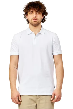 HUGO BOSS Hombre, Camisetas, Blanco, Talla: 2XL