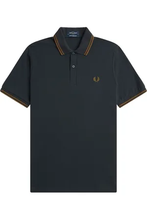 Fred Perry Hombre, Camisetas, Azul, Talla: XS