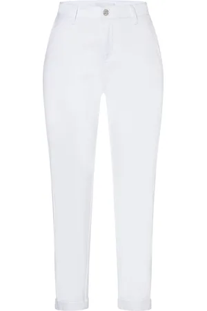 Mac Mujer, Pantalones, Blanco, Talla: M
