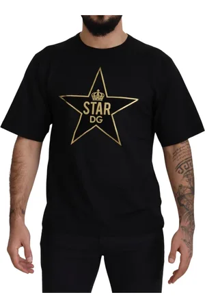 Dolce & Gabbana Hombre, Camisetas, Negro, Talla: S
