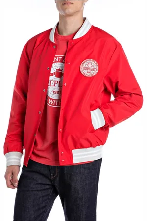 Replay Hombre, Chaquetas, Rojo, Talla: M