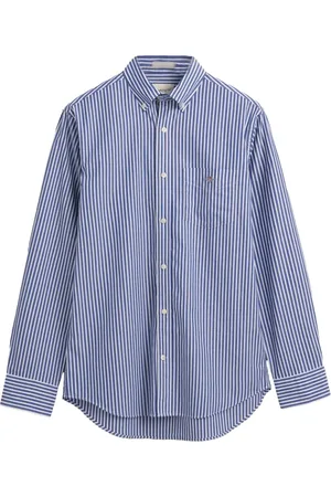 GANT Hombre, Camisas, Azul, Talla: M
