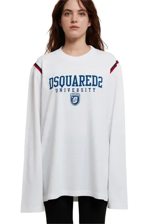 Dsquared2 Mujer, Camisetas, Blanco, Talla: L