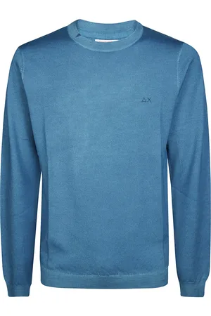 sun68 Hombre, Jerseys, Azul, Talla: L