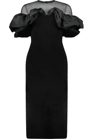 Alexander McQueen Mujer, Vestidos, Negro, Talla: S