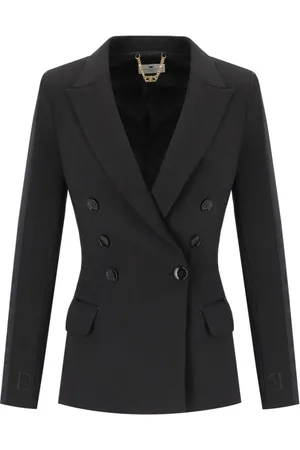 Elisabetta Franchi Mujer, Chaquetas, Negro, Talla: L