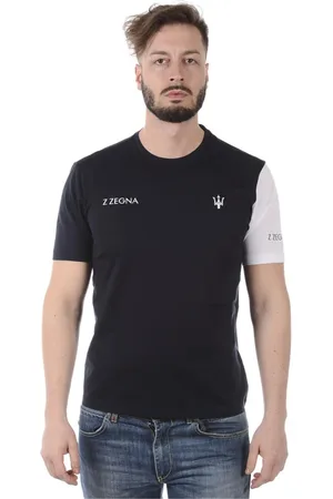 Ermenegildo Zegna Hombre, Camisetas, Azul, Talla: XL