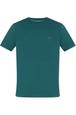 AllSaints Hombre, Camisetas, Verde, Talla: S