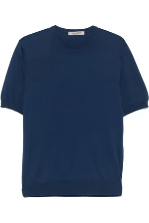 LA FILERIA Hombre, Camisetas, Azul, Talla: L