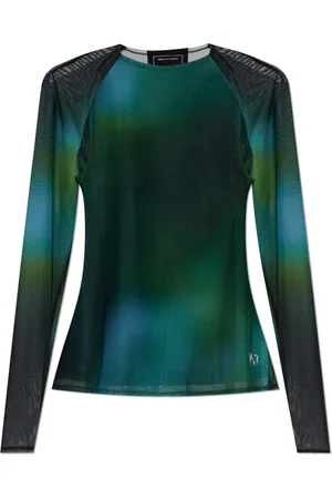 Y-3 Mujer, Camisetas, Verde, Talla: M