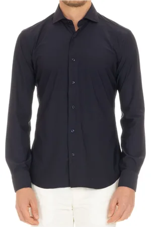 BARBA Hombre, Camisas, Azul, Talla: M