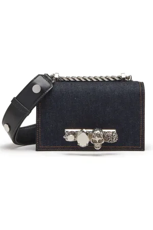 Alexander McQueen Mujer, Bolsos, Azul, Talla: ONE Size