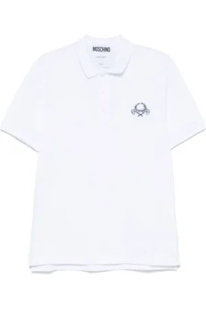 Moschino Hombre, Camisetas, Blanco, Talla: L
