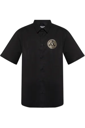 VERSACE Hombre, Camisas, Negro, Talla: L