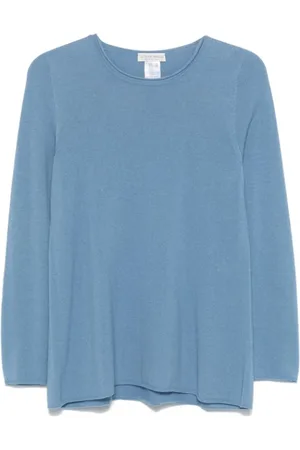 LE TRICOT PERUGIA Mujer, Camisetas, Azul, Talla: S