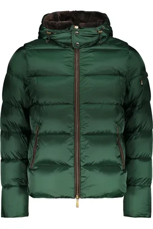MOORER Hombre, Chaquetas, Verde, Talla: M