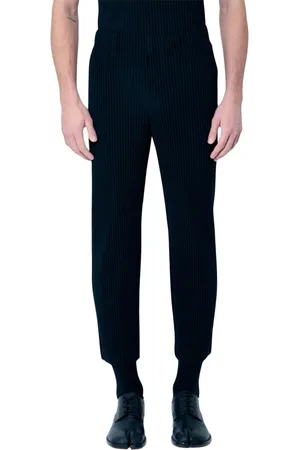 Issey Miyake Hombre, Pantalones, Negro, Talla: S