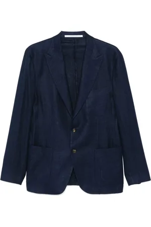 ELEVENTY Hombre, Chaquetas, Azul, Talla: L