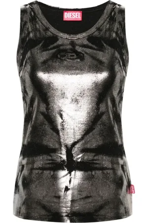 Diesel Mujer, Camisetas, Negro, Talla: S