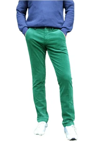 Masons Hombre, Pantalones, Verde, Talla: XL