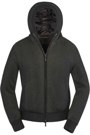 MOORER Hombre, Chaquetas, Negro, Talla: M