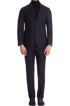 BARBA Hombre, Trajes, Azul, Talla: L