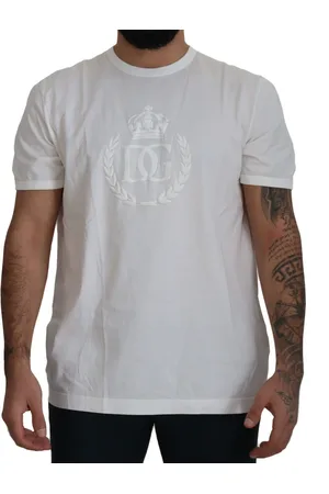 Dolce & Gabbana Hombre, Camisetas, Blanco, Talla: L