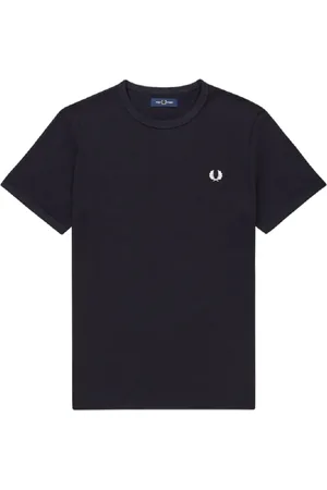 Fred Perry Hombre, Camisetas, Azul, Talla: 2XL