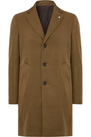 L.B.M. 1911 Hombre, Abrigos, Marrón, Talla: XL