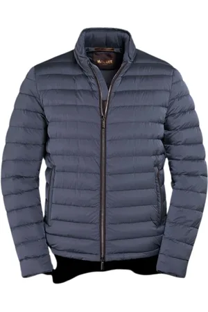 MOORER Hombre, Chaquetas, Azul, Talla: M