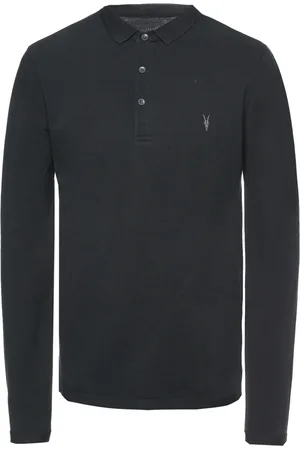 AllSaints Hombre, Camisetas, Negro, Talla: S