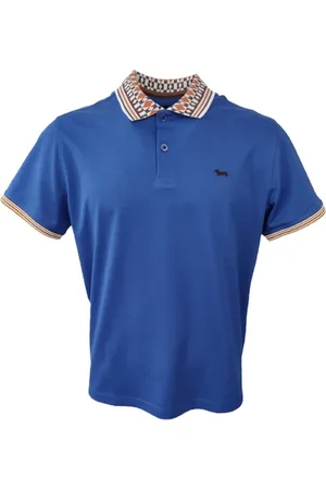 HARMONT&BLAINE Hombre, Camisetas, Azul, Talla: M